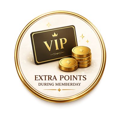 Extra reward points for Nexigold members